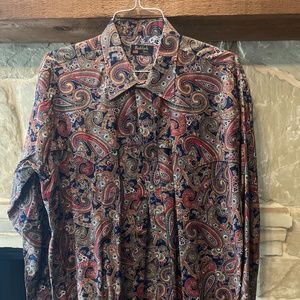 Vintage Paisley Ruddock Brothers Shirt